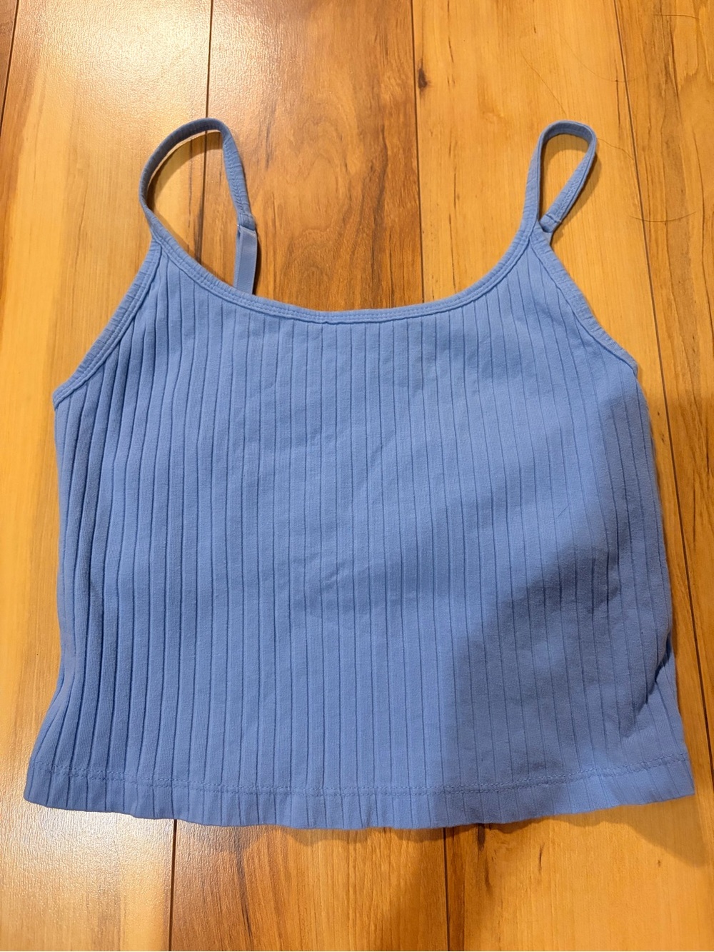 Old Navy Ribbed Spaghetti Strap Tank Top - Light Blue